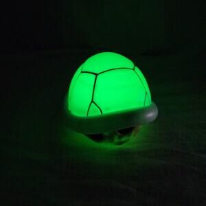 Mario Nintendo Turtle shell night light works. Batteries not included W